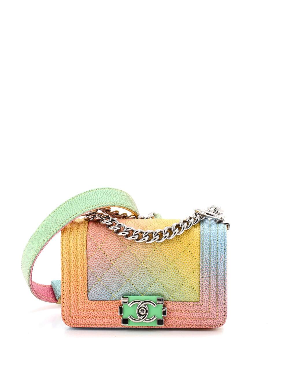 Chanel Rainbow Boy Flap Bag Quilted #289067C44B